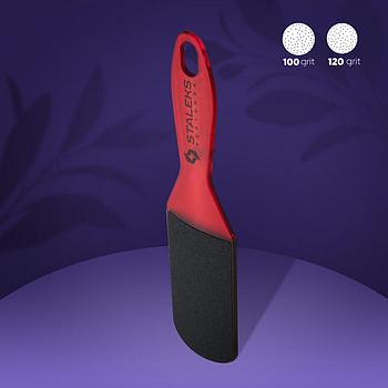 AE 10/2 Терка для педикюра пластиковая Staleks 80/120