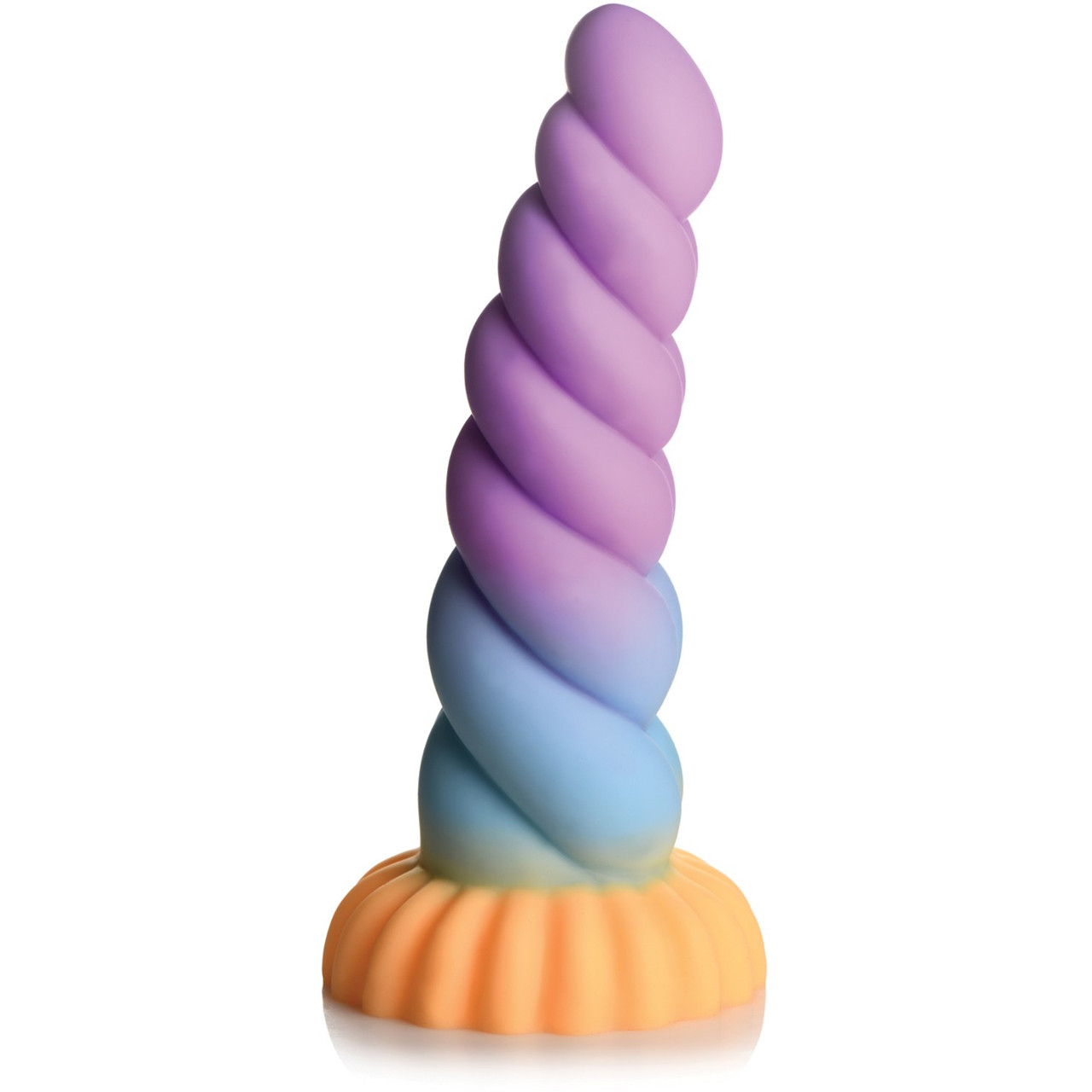 Фантазийный фаллоимитатор Creature Cocks Mystique Silicone Unicorn Dildo, 21х6 см