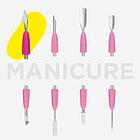 Рабочая часть лопатки, топорик Combo UNIQ 13 Staleks, фото 3