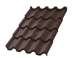 Металлочерепица МП Монтерроса-M (VikingMP-01-8017-0.45)