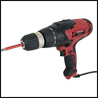 ДС1-400 Дрель-шуруповерт 400Вт,сеть,реверс,ПОДСВЕТКА,бита PH2*75мм в комплекте,Энергомаш ГАРАНТ, шт