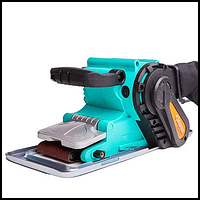 Sturm! BS8511U — ленточная шлифмашина 1100 Вт, 76×533 мм, регулятор скорости, узкий ролик, струбцины