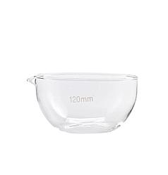 Чаша выпарительная 120 мм, стеклянная, с плоским дном, ТС