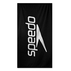 Полотенце хлопковое Speedo Logo towel (70 х 140 см) black white