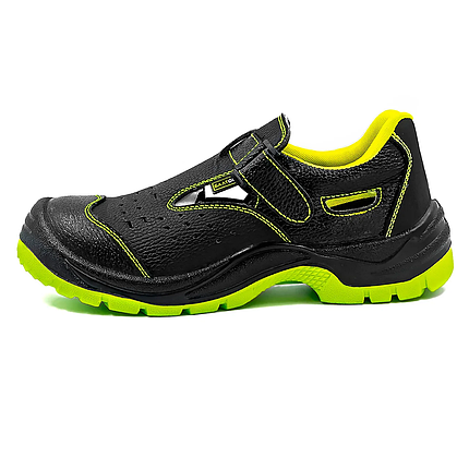 Сандалии рабочие с металлическим подноском на подошве ПУ/ПУ, фото 1