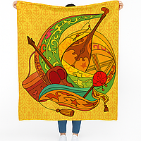 Плед с национальным рисунком