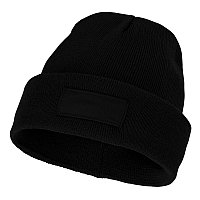 Шапка Boreas с нашивками сплошной черный