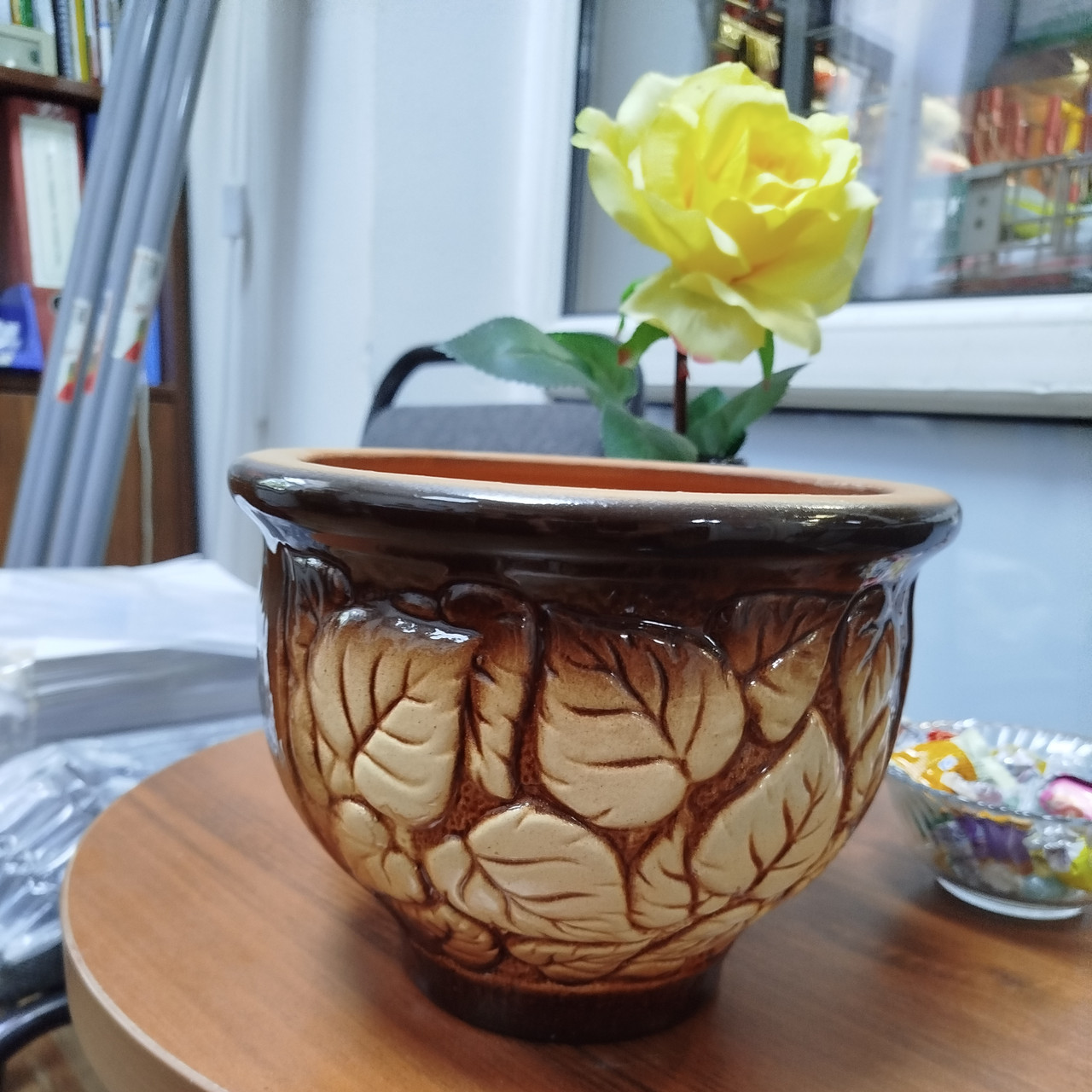 Горшок керамический Экибастуз б/п  2л №3217, фото 1