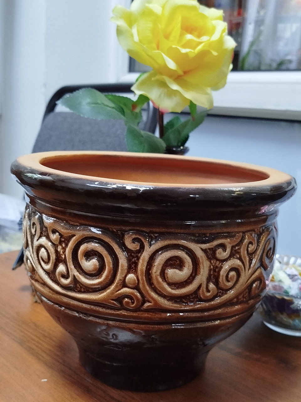 Горшок керамический Экибастуз б/п 2,8л №4428, фото 1