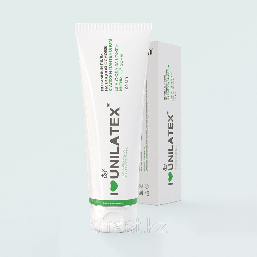 ИНТИМНЫЙ ГЕЛЬ UNILATEX GEL С АЛОЕ И ПАНТЕНОЛОМ 100 мл., арт 3024, фото 1