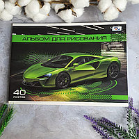 Альбом для рисования А4 40 листов "Машина"