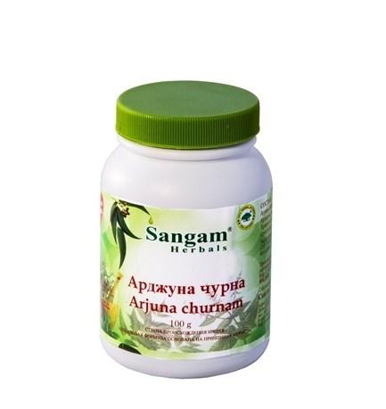 Арджуна чурна, 100 гр, Сангам, Arjuna churnam, Sangam Herbals