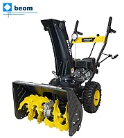 Снегоуборщик Huter SGC 4000E ( 7 л.с | 72кг | захват см 56 | 4 вперед / 2 назад | Электростартер от сети 220В + Ручной | Бензин)