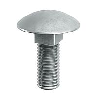 Винт с гладкой головкой и квадратным подголовником М6х16, горячеоцинкованный (CM010616HDZ)