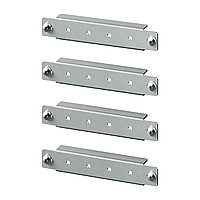 Горизонтальные дверные рейки для навесных корпусов, ширина одностворчатой двери 200 мм, 4 шт. (R5STPE20-1)