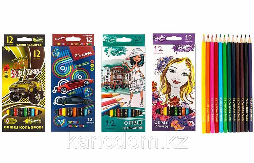 Карандаши цветные 12 цветов art.7-13