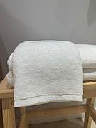 Полотенце белое отель 50*90, плотность 550гр. Узбекистан
