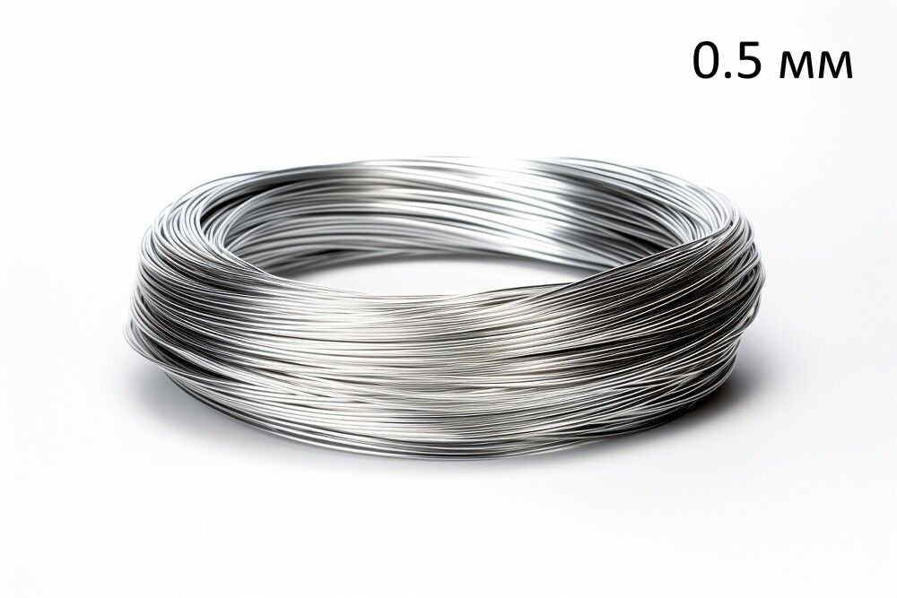 Проволока нихромовая 0,5мм Х20Н80 ТУ 14-1-3224-81, фото 1