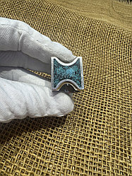 Кольцо / бирюза / 18 размер ( пр. Абая 141 )