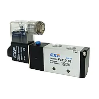 Пневмораспределитель CXF 4V210-08, 1/4", AC220V