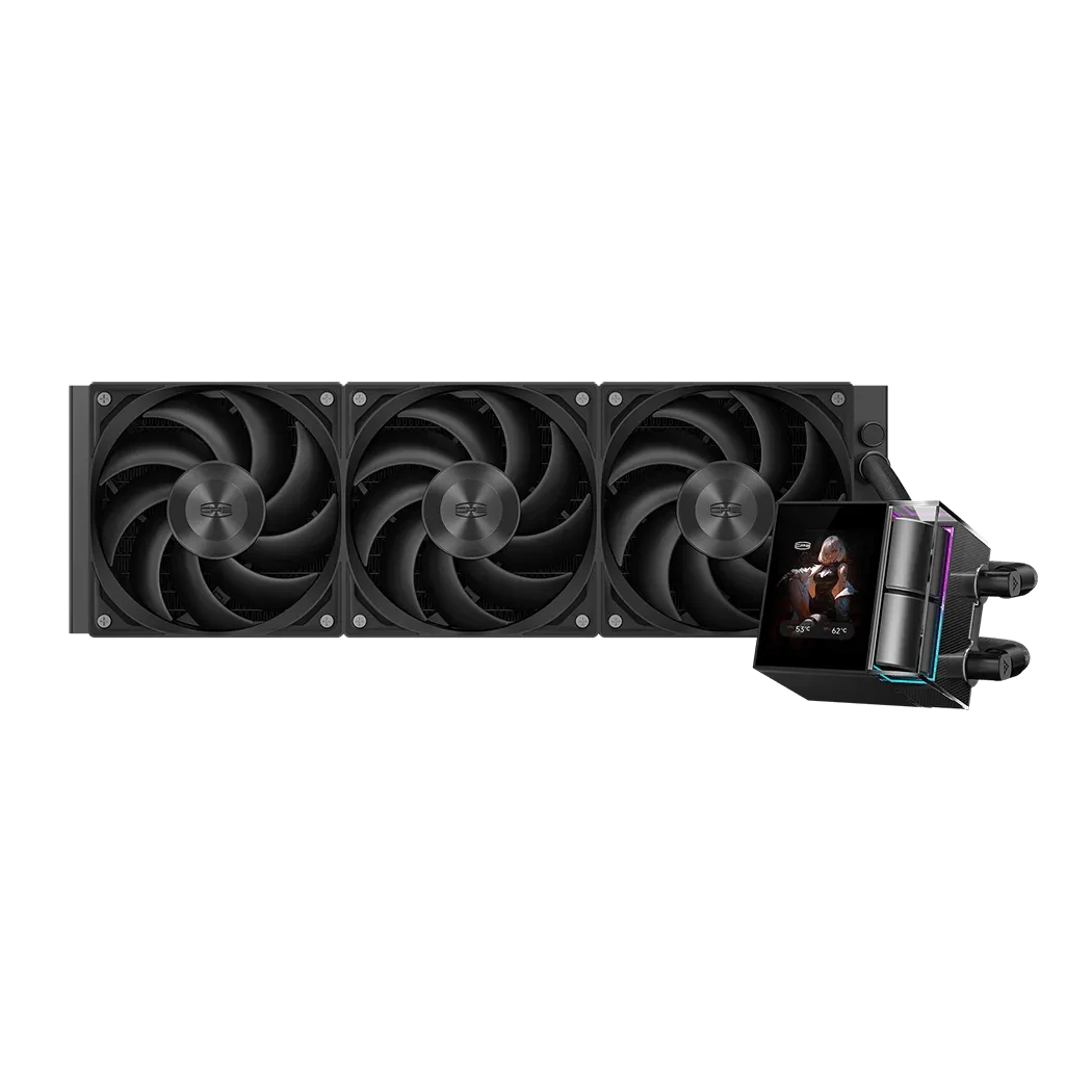 Водяное охлаждение для CPU PCCooler DS360 Display BK, фото 1