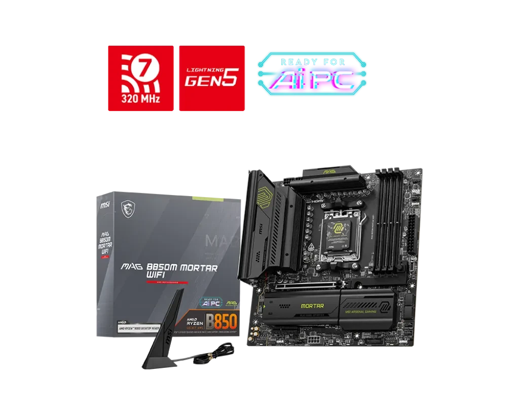 Материнская плата MSI MAG B850M MORTAR WIFI, фото 1