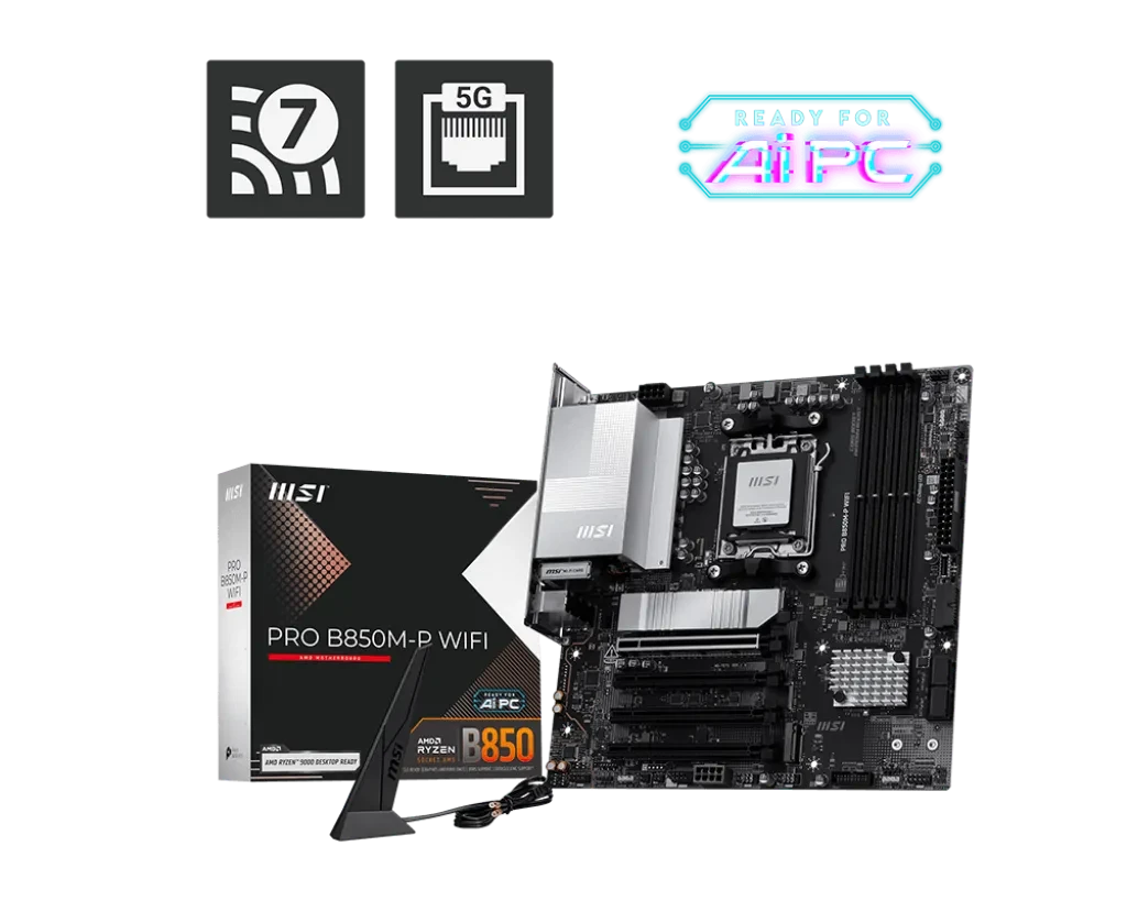 Материнская плата MSI PRO B850M-P WIFI, фото 1
