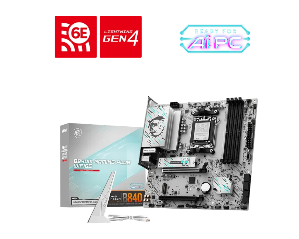 Материнская плата MSI B840M GAMING PLUS WIFI6E, фото 1