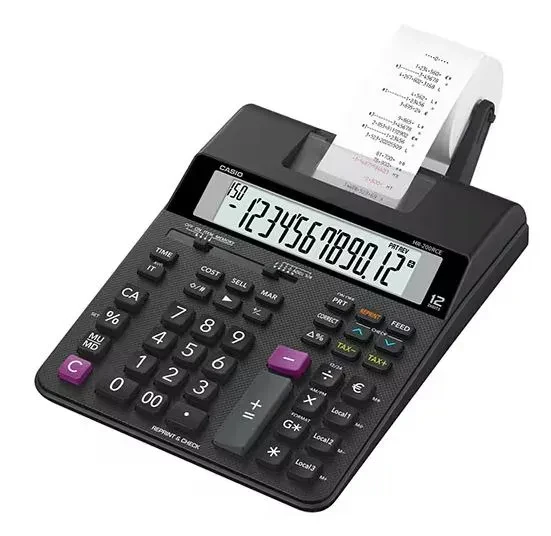 Калькулятор печатающий CASIO HR-200RCE-W-EC, фото 1