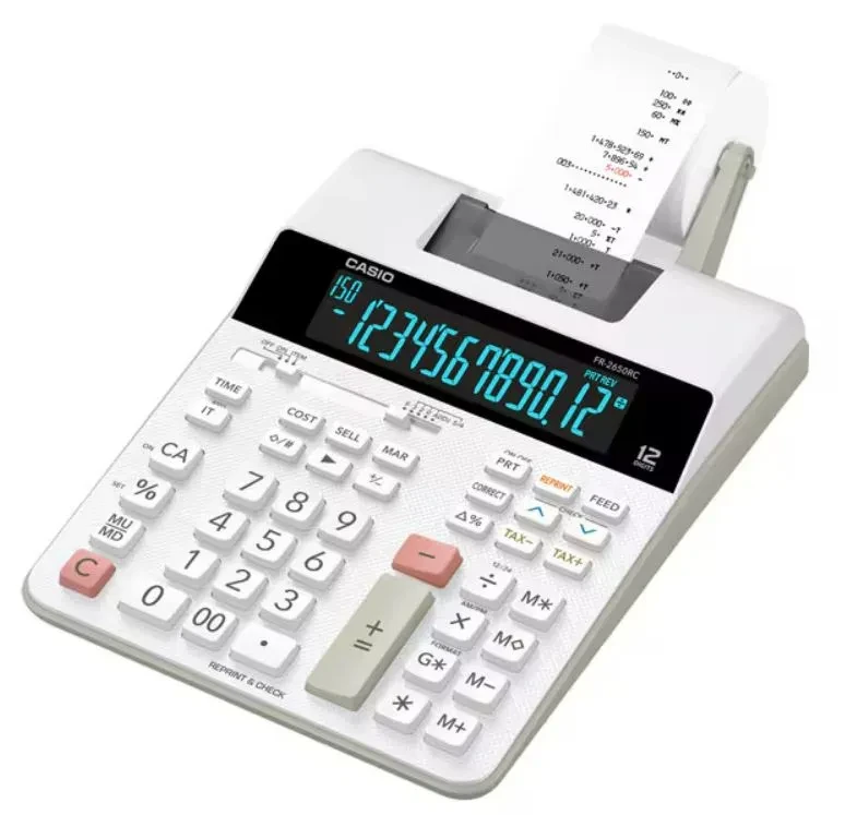 Калькулятор печатающий CASIO FR-2650RC-W-EC, фото 1