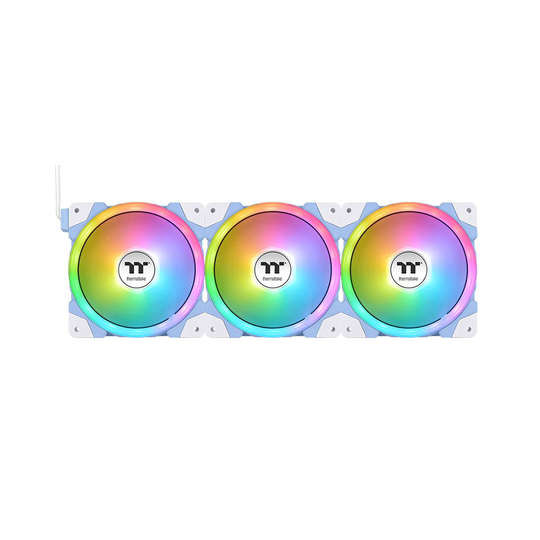 Кулер для компьютерного корпуса Thermaltake SWAFAN EX12 ARGB Sync 3 Pack Hydrangea Blue CL-F183-PL12BU-A, фото 1