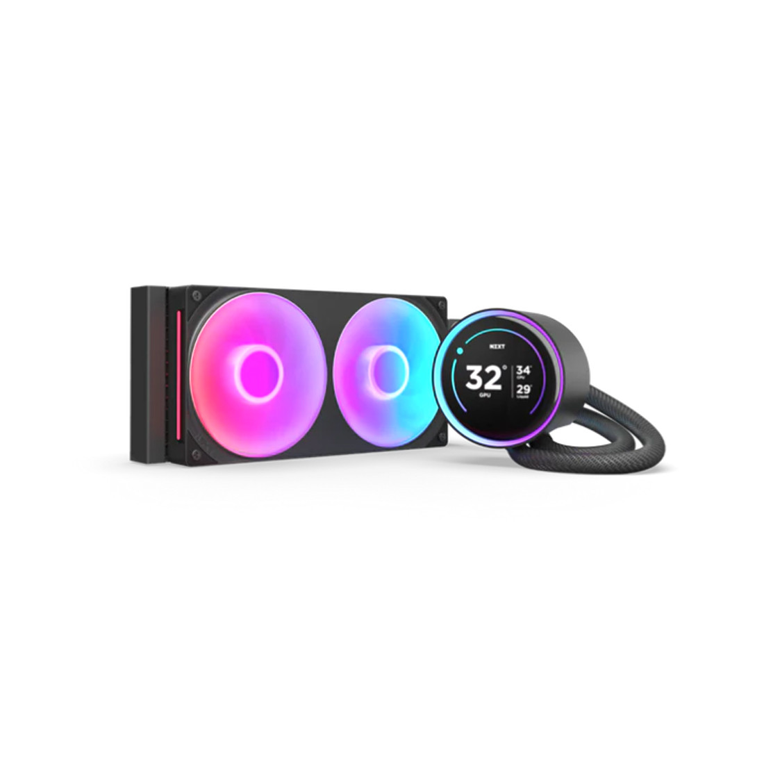 Кулер с водяным охлаждением NZXT Kraken Elite 240 RGB V2 RL-KR24E-B2 Black, фото 1
