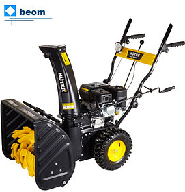 Снегоуборщик HUTER SGC 4800E ( 7 л.с | 73кг | захват см 56 | 5 вперед / 2 назад | Электростартер от сети 220В + Ручной | Бензин)