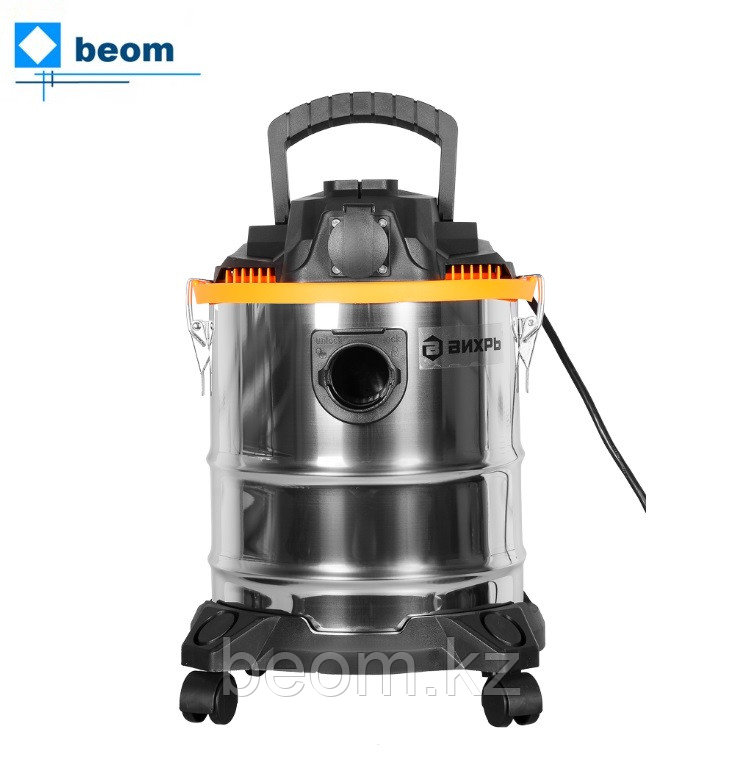 Строительный пылесос СП-1500/20 Вихрь ( 1500 Вт | поток л/сек 40 | Объем бака, л 20 | шланг, м 3 | шнур 5 м | выдув | розетка ), фото 1