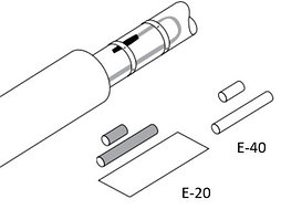 E-20 Набор концевой заделки греющих кабелей Raychem