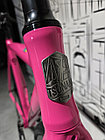 Розовый Велосипед "TSUNAMI" SNM100. FIX + Singlespeed 2 в 1. Фикс. Сингл. ТСУНАМИ. Цунами. Pink-Black. Рама M., фото 5