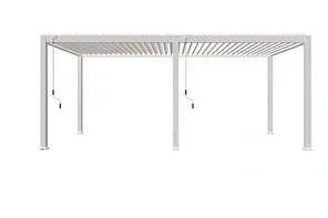 Пергола / беседка биоклиматическая Aquaviva Лайт 6 х 3 х 2.6, 9016 (Белая)