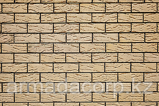 Лицевой керамический кирпич Слоновая кость рустик полуторный 1,4НФ, фото 3