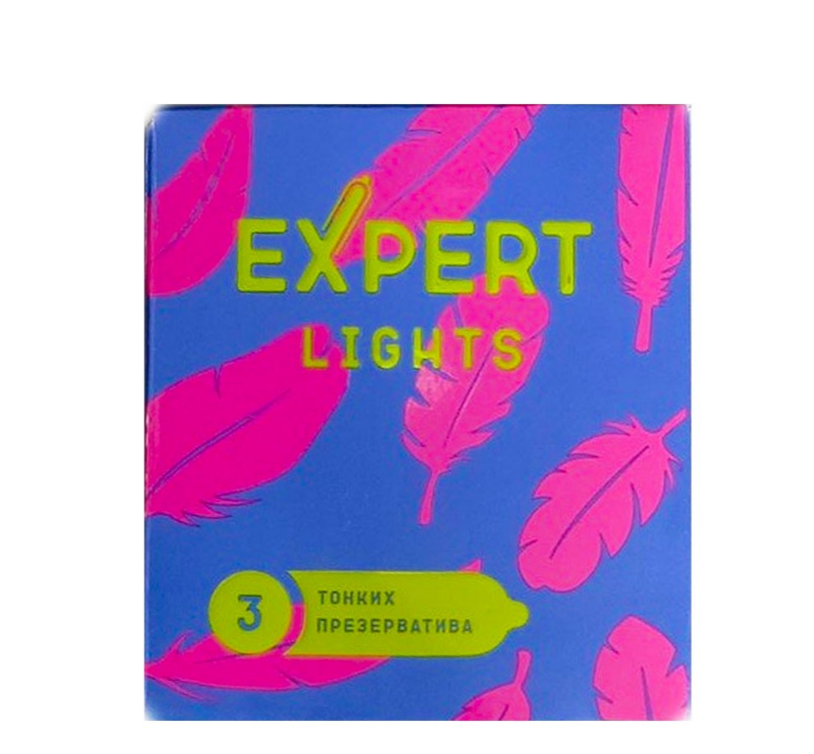 Презервативы EXPERT LIGHTS № 3 (ультратонкие), 3 шт.