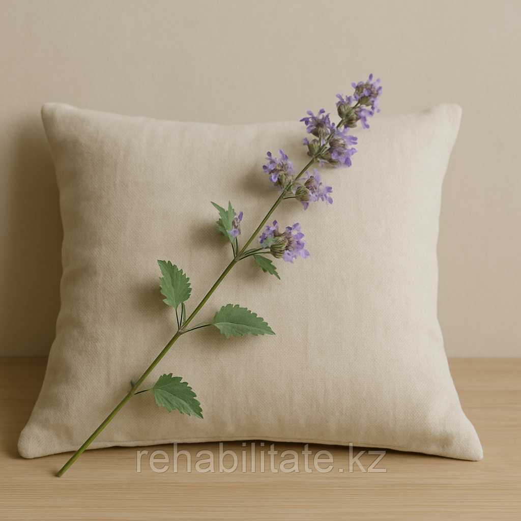 Фито-подушка с натуральной гречичной шелухой и котовником