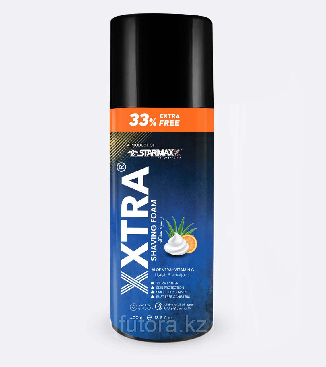 Пена для бритья "Starmaxx - XXTRA Shaving Foam - Aloe Vera+Vitamin C", фото 1