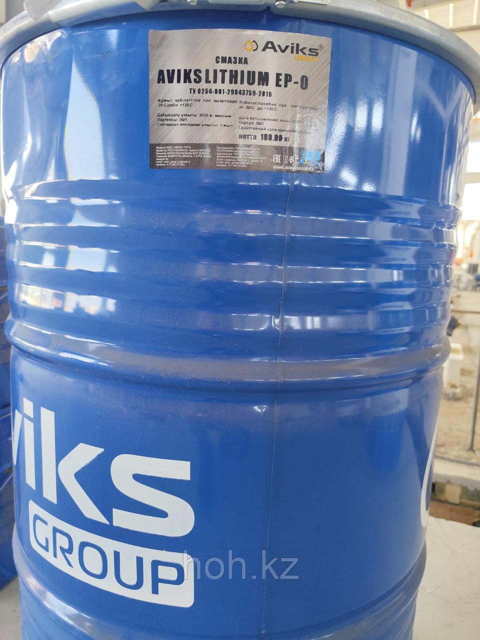 Смазка AVIKS Lithium EP 0 ,бочка 180 кг., фото 1