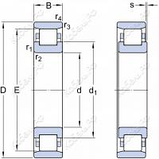 Подшипник роликовый FBC 42319Л (ISO NJ319M), фото 3