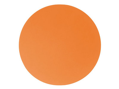 ПАТЧ КРУГ soft-touch (оранжевый ) 6,0 х 6,0 см