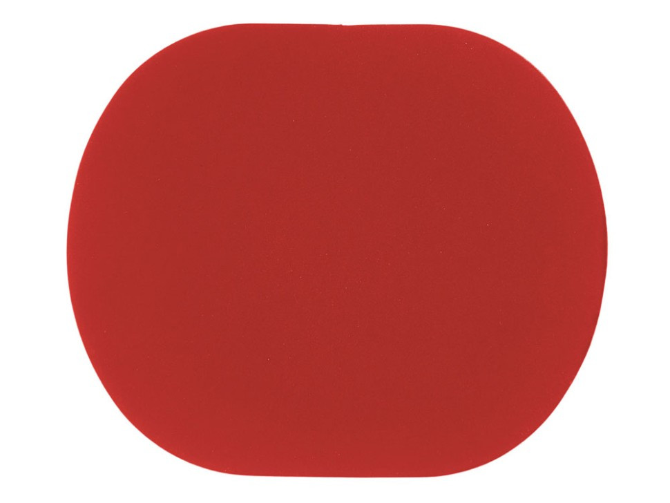 ПАТЧ ОВАЛ soft-touch (красный) 6,0 х 5,0 см, фото 1