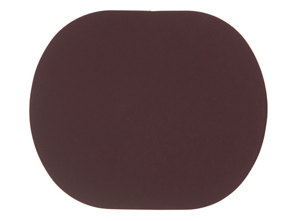 ПАТЧ ОВАЛ soft-touch (коричневый ) 6,0 х 5,0 см, фото 1