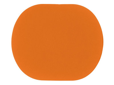 ПАТЧ ОВАЛ soft-touch (оранжевый ) 6,0 х 5,0 см
