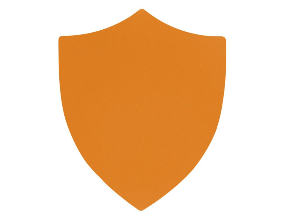 ПАТЧ ЩИТ soft-touch (оранжевый ) 6,6 х 5,5 см, фото 1