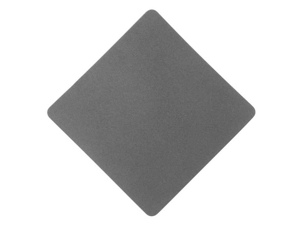 ПАТЧ РОМБ nubuk (серый) 7,6 х 7,6 см, фото 1