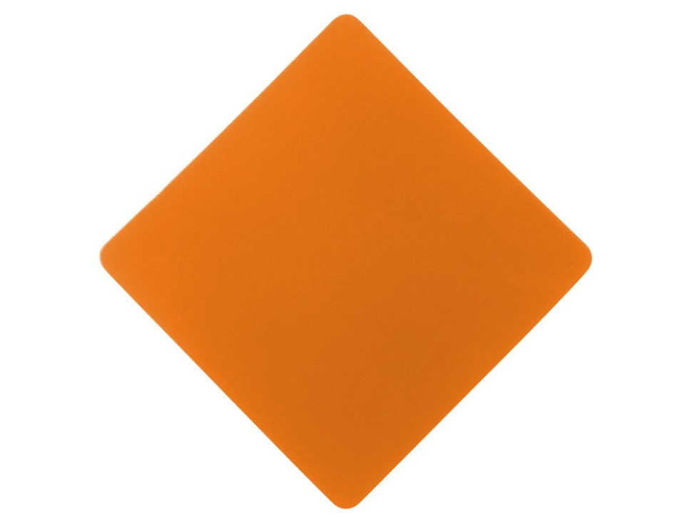 ПАТЧ РОМБ soft-touch (оранжевый) 7,6 х 7,6 см, фото 1